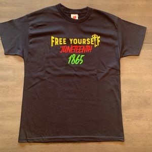 Free Your$elf Juneteenth shirts